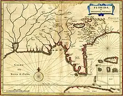 Florida et Regiones Vicinae (1640)