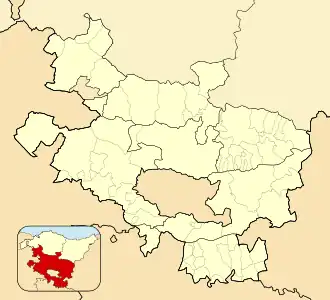 Pobes is located in Álava