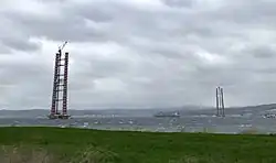 View from European side to Asian side, March 2020