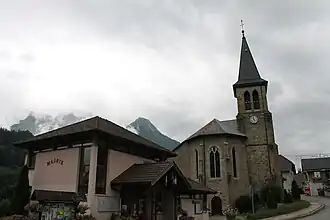 The church of Saint-Maurice, in Serraval