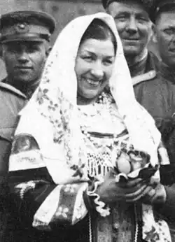 Ruslanova in Berlin, 1945