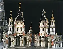 Opened model of The Smolny Cathedral