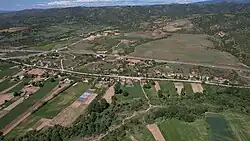 Air view of the village