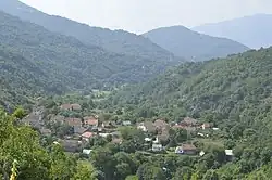 Panoramic view of the village