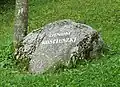 Kościuszko memorial stone