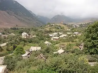 A view of the village