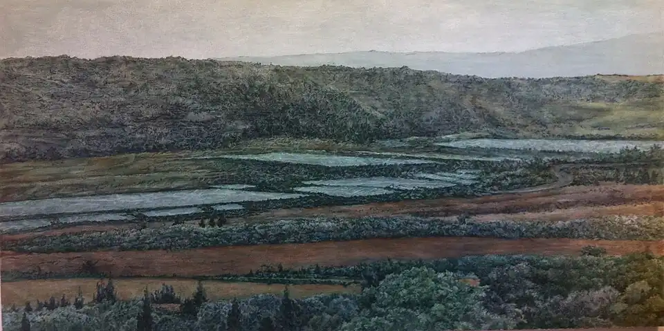 Kumi, oil on canvas, 100x200, 2012