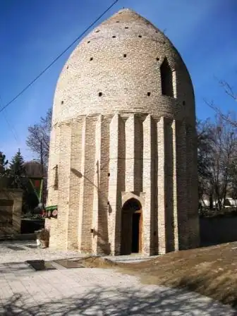 The imamzadeh located in the village