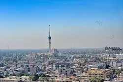 Baghdad Tower, one of the most iconic landmarks of al-Mansour.