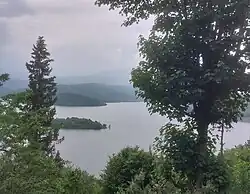 Alborz (Lafur) Dam and nearby forests