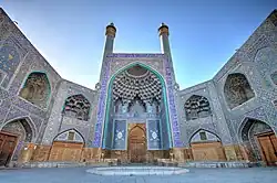 Entrance iwan of the mosque