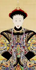Empress Xiaoquancheng in court dress