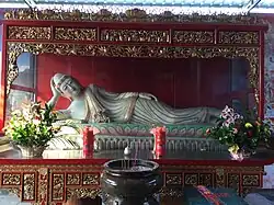 The statue of Reclined Buddha.