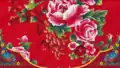 Peony Pattern from the Qing Dynasty Era (The Most Frequently Appearing Motif in Hakka Printed Fabric)