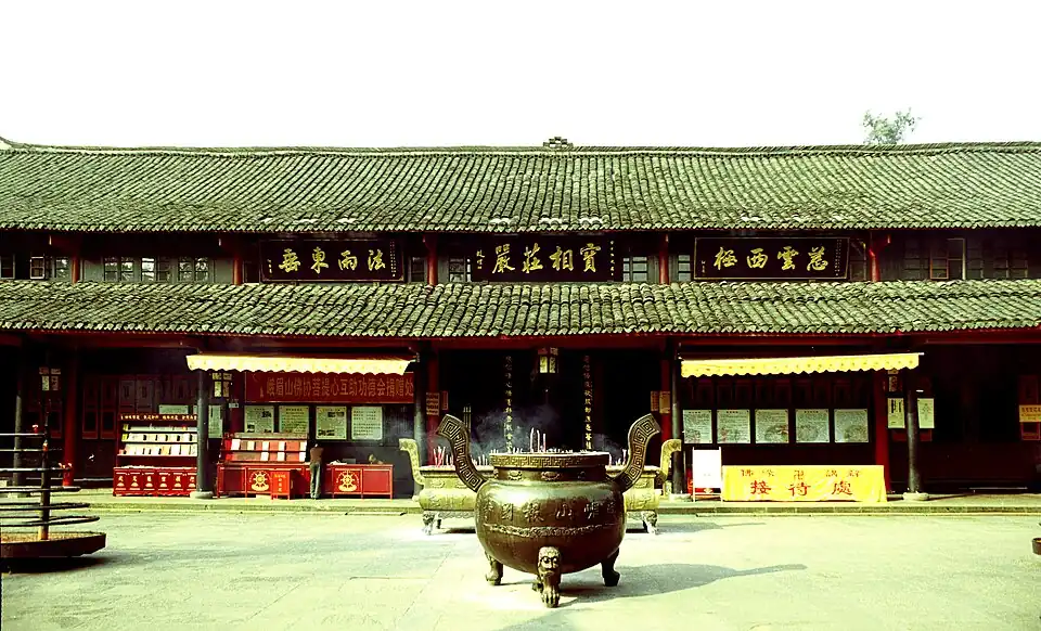 Buddhist temple at Mount Emei