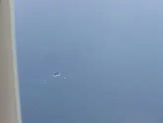 Huaping Islet from above to the northwest