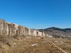 Remnants of the Great Wall of Qi in Laiwu, Jinan.