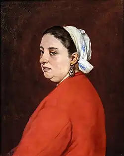 Portrait of Senyora Anita with Red Dress (1872)