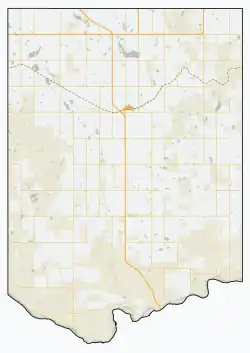 Acadia Valley is located in the M.D. of Acadia