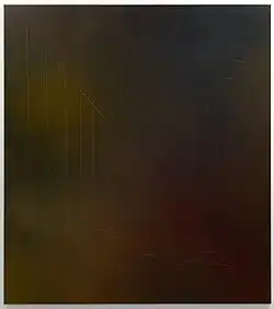 Frank Ammerlaan, 2012, Untitled, Oil and thread on canvas, 180 x 160&nbsp;cm