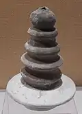 Pottery stupa finial found in Stupa no. 101