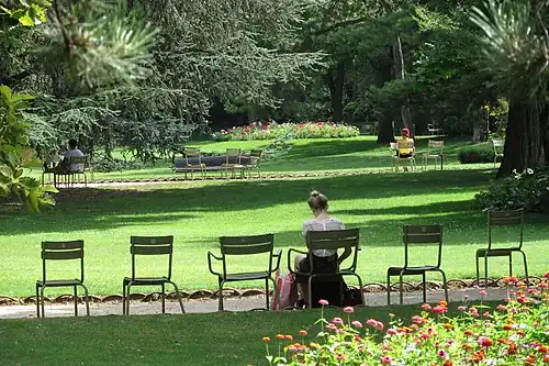 A view of the Luxembourg Garden