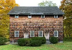 The 1798 Quaker Meeting House on a Fall day