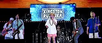 Kingston Rudieska at the Busan Sea Festival, August 2018