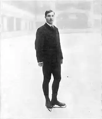 Ulrich Salchow at the 1908 Olympic Games