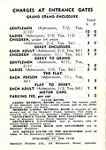 Back cover showing charges at the entrance gates