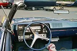 1967 Rambler Rebel 770 safety-oriented instrument panel
