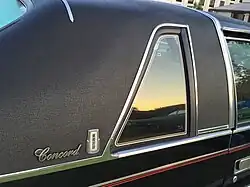 1979 AMC Concord with standard "landau" roof trim