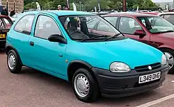 Vauxhall Corsa three-door (pre-facelift)