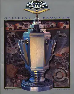 1997 Brickyard 400 program cover