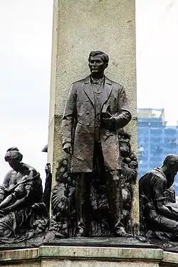 Statue of Jose Rizal. at the Luneta Park, Philippines c. 1908