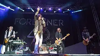 Foreigner performing in 2016