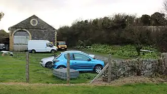 Killough station's former goods shed (2019)