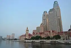 Section of Hai River within the subdistrict, 2019