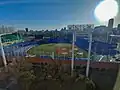 View of Meiji Jingu Baseball Stadium, the Tokyo Yakult Swallows's home ballpark