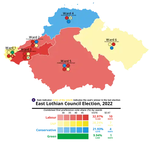 2022 results map