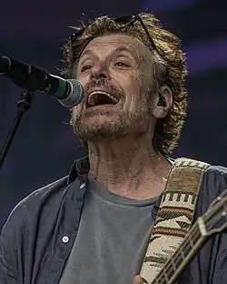 Eric Bazilian performing at Lieder am See with the Hooters in 2022