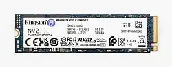 A 2  NVMe M.2 solid state drive