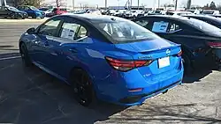 2024 Sentra SR (facelift, rear view)