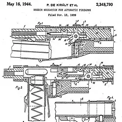 Screenshot of the patent for the Danuvia 39M