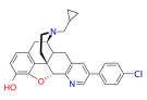 Chemical structure of 4-chlorophenylpyridomorphinan