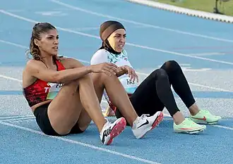 Farzaneh Fasihi (Right)