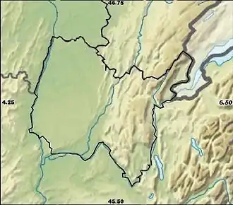 Lac Genin is located in Ain