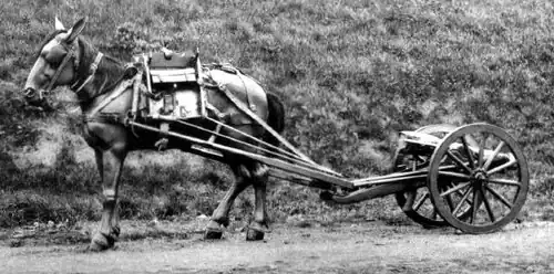 An assembled C/80 being towed.