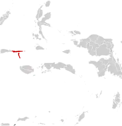 Location within North Maluku