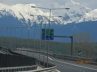 A1 motorway near Sibiu